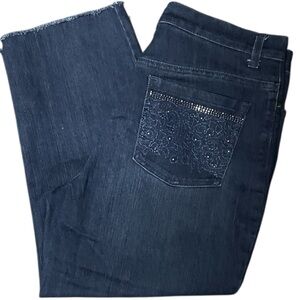 Cut Off Gloria Vanderbilt Amanda Straight Leg Jeans